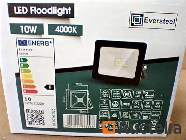 Grote foto 010278 124 40x eversteel led breedstraler 10 watt doe het zelf en verbouw gereedschappen en machines