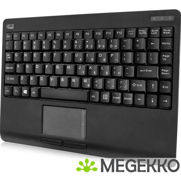 Grote foto adesso slimtouch 4110b toetsenbord draadloos zwart computers en software toetsenborden
