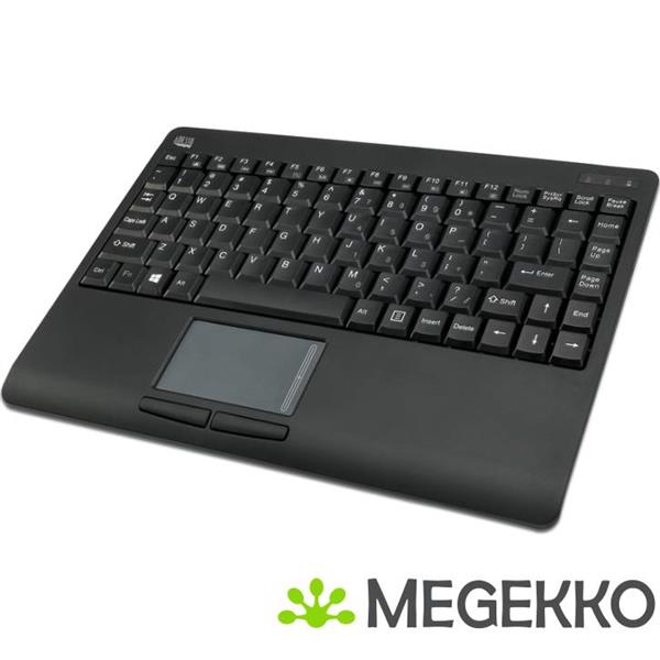 Grote foto adesso slimtouch 4110b toetsenbord draadloos zwart computers en software toetsenborden