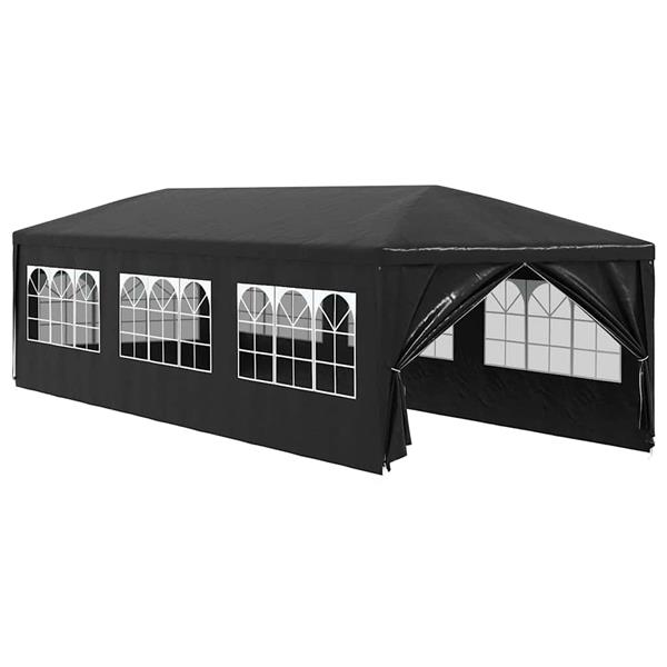 Grote foto vidaxl partytent 3x9 m antraciet tuin en terras overige tuin en terras
