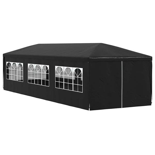 Grote foto vidaxl partytent 3x9 m antraciet tuin en terras overige tuin en terras