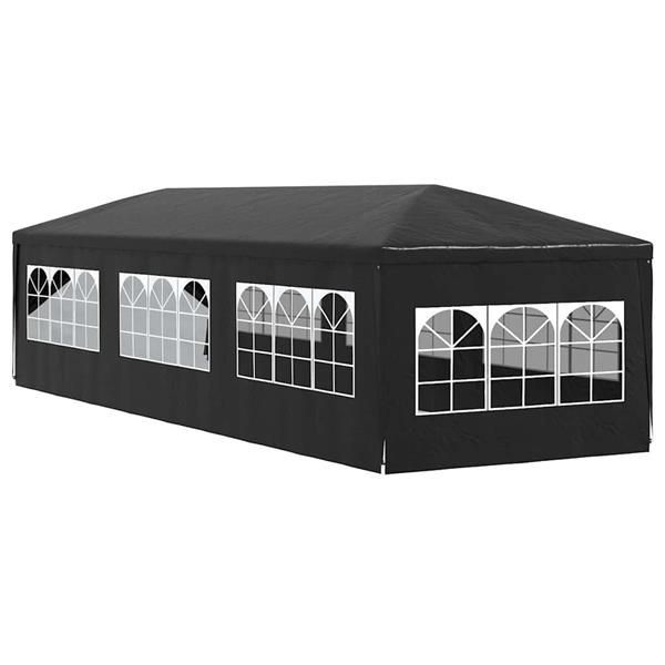 Grote foto vidaxl partytent 3x9 m antraciet tuin en terras overige tuin en terras