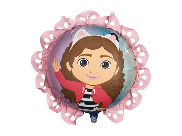 Grote foto gabby dollhouse folie ballon met ruffle 52x52 cm verzamelen overige verzamelingen