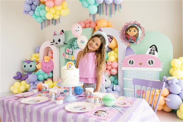 Grote foto gabby dollhouse folie ballon met ruffle 52x52 cm verzamelen overige verzamelingen