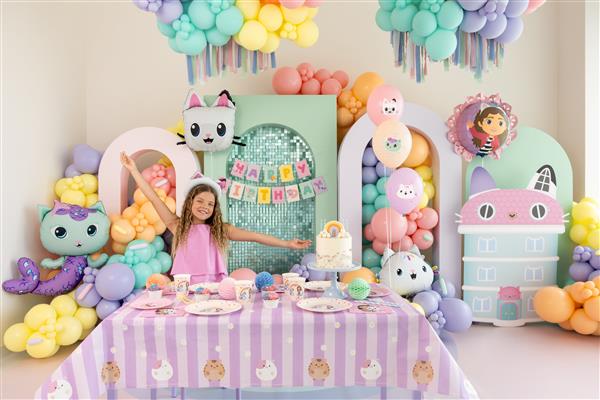 Grote foto letterslinger happy birthday gabby dollhouse 180 x 15 cm verzamelen overige verzamelingen