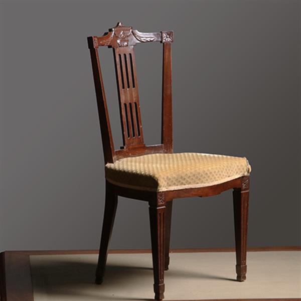 Grote foto 16 antieke eetkamerstoelen mahonie hollands louis seize stijl incl nieuwe bekleding naar wens no.33 antiek en kunst stoelen en banken