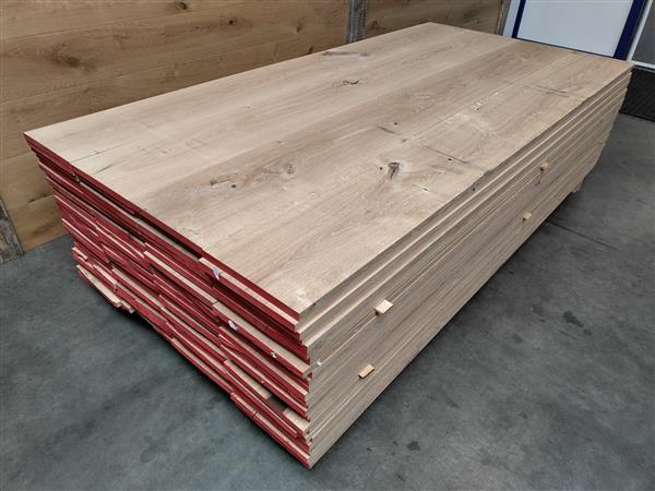 Grote foto 20x280mm 225cm eiken doe het zelf en verbouw hout en planken