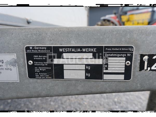 Grote foto interne referentie v2 westfalia bagageaanhanger wae1202 agrarisch aanhangwagens