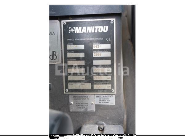 Grote foto interne ref v6 manitou mlt 634 verreiker 2008 1.337 vin 1250115 agrarisch heftrucks
