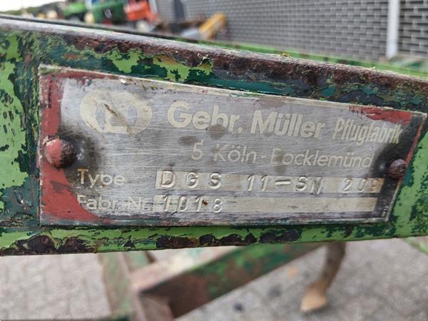 Grote foto muller vaste tand cultivator 280 cm breed agrarisch cultivators en woelers