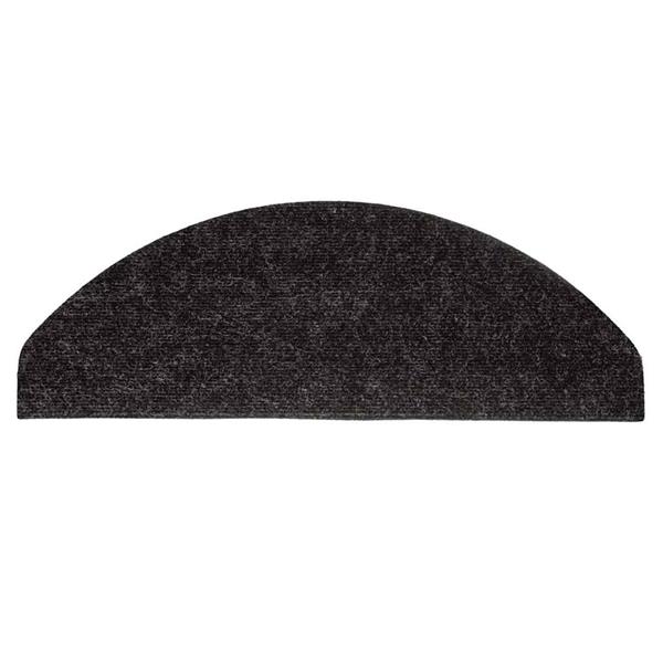 Grote foto vidaxl trapmatten zelfklevend 15 st 56x17x3 cm zwart huis en inrichting overige huis en inrichting