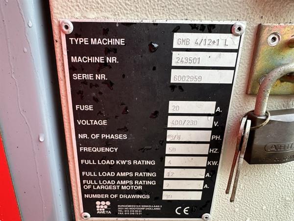 Grote foto aweta gmb4 12 1 paprikasorteermachine met opvoerband en weegschalen agrarisch tuinbouw