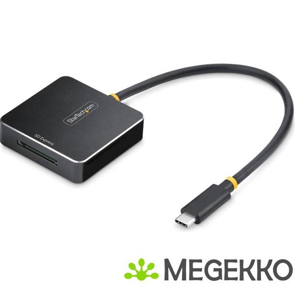 Grote foto startech.com usb c sd express kaartlezer usb 10gbps draagbare memory card reader usb type c naar computers en software netwerkkaarten routers en switches