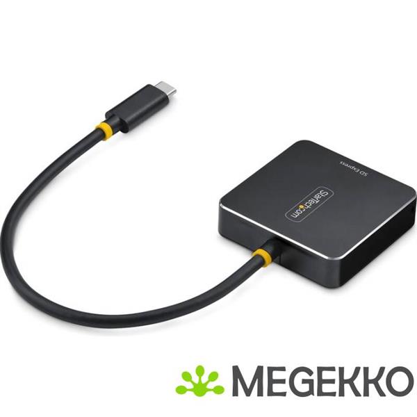 Grote foto startech.com usb c sd express kaartlezer usb 10gbps draagbare memory card reader usb type c naar computers en software netwerkkaarten routers en switches