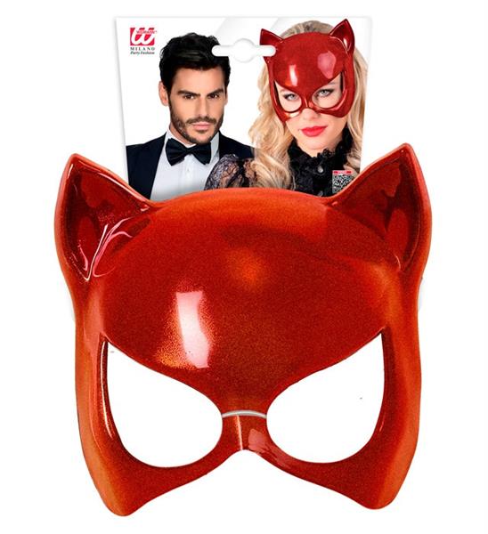 Grote foto oogmasker kat rood verzamelen overige verzamelingen