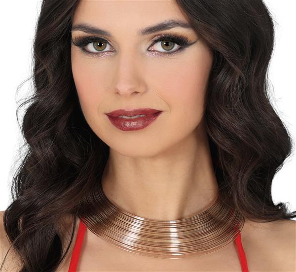 Grote foto gouden metallic choker verzamelen overige verzamelingen