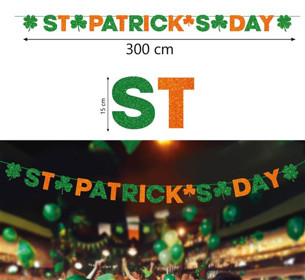 Grote foto st. patrick slinger 300 cm verzamelen overige verzamelingen