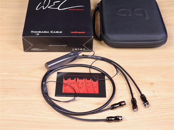 Grote foto audioquest wel signature limited edition phono turntable interconnect rca rca 1 2 metre audio tv en foto onderdelen en accessoires