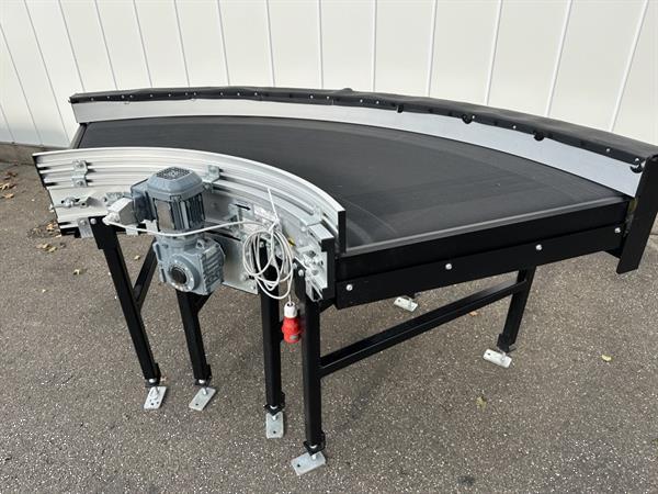 Grote foto interroll bochtband 90 breedte 90 cm agrarisch transportbanden