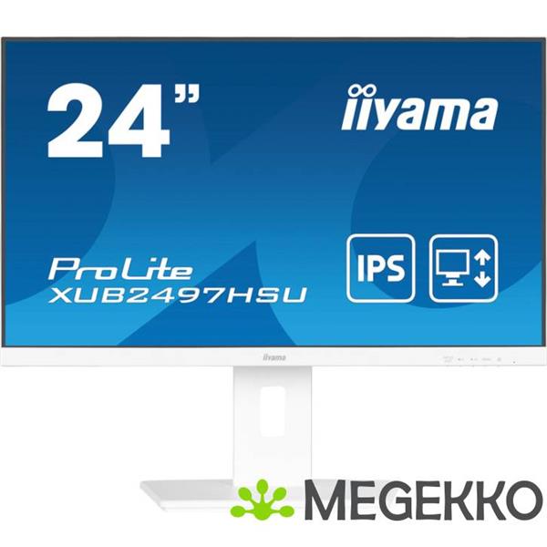 Grote foto iiyama prolite xub2497hsu w2 24 full hd 100hz ips monitor computers en software overige computers en software
