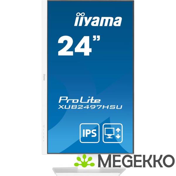 Grote foto iiyama prolite xub2497hsu w2 24 full hd 100hz ips monitor computers en software overige computers en software