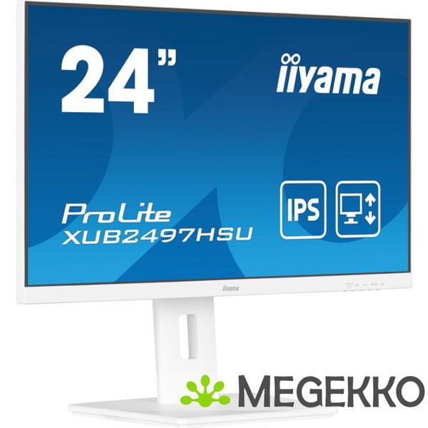 Grote foto iiyama prolite xub2497hsu w2 24 full hd 100hz ips monitor computers en software overige computers en software