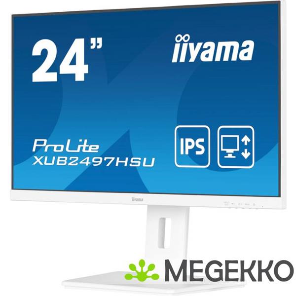 Grote foto iiyama prolite xub2497hsu w2 24 full hd 100hz ips monitor computers en software overige computers en software