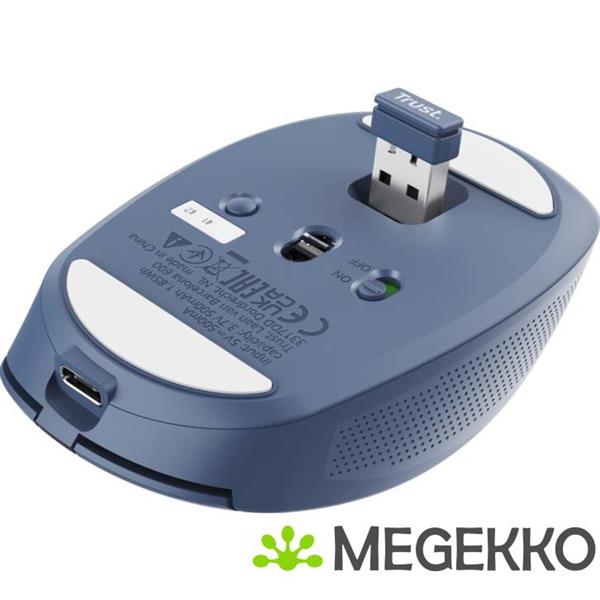 Grote foto trust ozaa compact draadloze blauwe muis computers en software overige computers en software