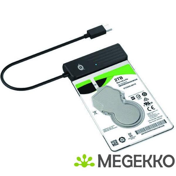 Grote foto conceptronic abby02b kabeladapter verloopstukje usb c sata zwart computers en software harde schijven