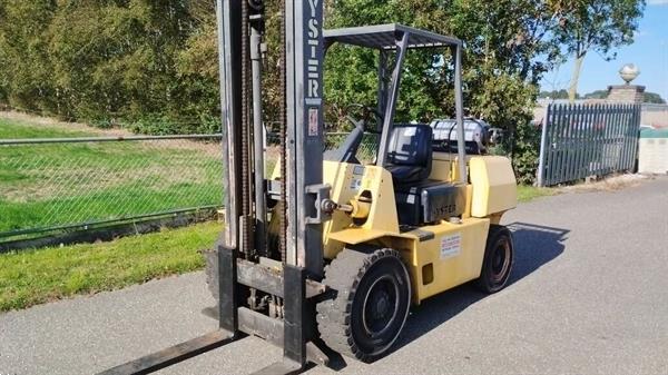 Grote foto hyster h4.00xl 4ton lpg duplo mast 3.65 mt 1993 agrarisch heftrucks