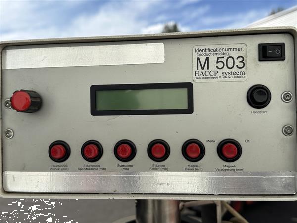Grote foto vito combi krimpfolie verpakkingsmachine voor komkommers met etiketteermachine agrarisch tuinbouw