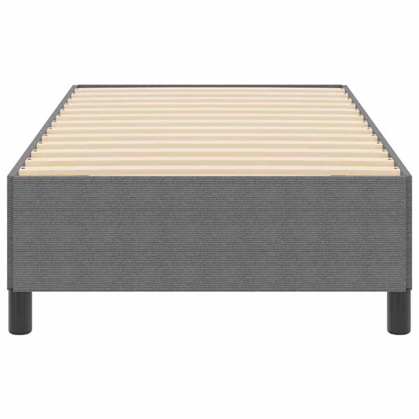 Grote foto vidaxl bedframe lichtgrijs 100 x 200 cm katoenen stof antiek en kunst stoelen en banken