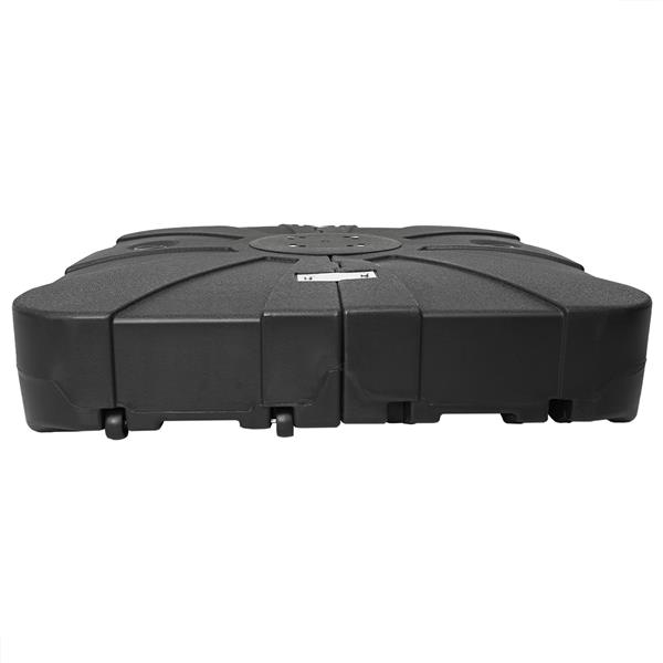 Grote foto vidaxl set van hangende parasolbasis 2 pcs zwart 88 x 88 x 19 cm tuin en terras overige tuin en terras