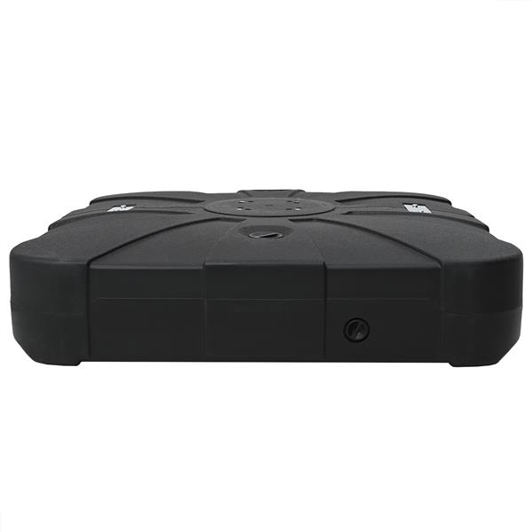 Grote foto vidaxl set van hangende parasolbasis 2 pcs zwart 88 x 88 x 19 cm tuin en terras overige tuin en terras