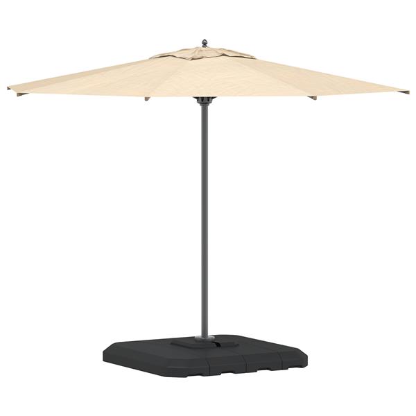 Grote foto vidaxl set van hangende parasolbasis 4 pcs zwart 98 x 98 x 13 cm tuin en terras overige tuin en terras