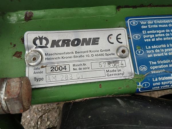 Grote foto krone am 283 cv grasmaaier met kneuzer agrarisch maaiers