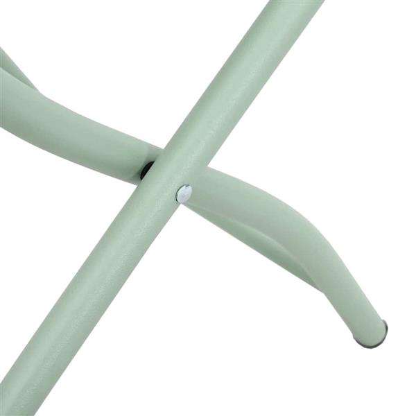 Grote foto vidaxl tuin opvouwbare stoel 2 pcs licht muntgroen 42 x 52 x 82 cm tuin en terras tuinmeubelen