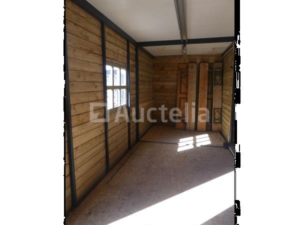 Grote foto aanhanger met tiny house syma sta02 agrarisch aanhangwagens