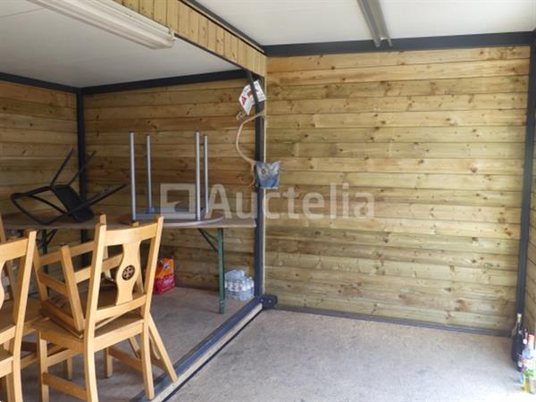 Grote foto aanhanger met tiny house syma sta02 agrarisch aanhangwagens