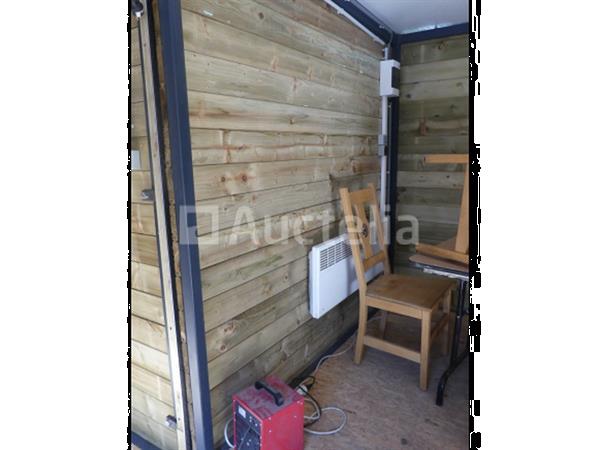 Grote foto aanhanger met tiny house syma sta02 agrarisch aanhangwagens