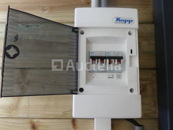 Grote foto aanhanger met tiny house syma sta02 agrarisch aanhangwagens