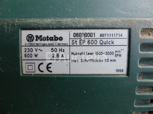 Grote foto metabo st ep 600 decoupeerzaag doe het zelf en verbouw gereedschappen en machines