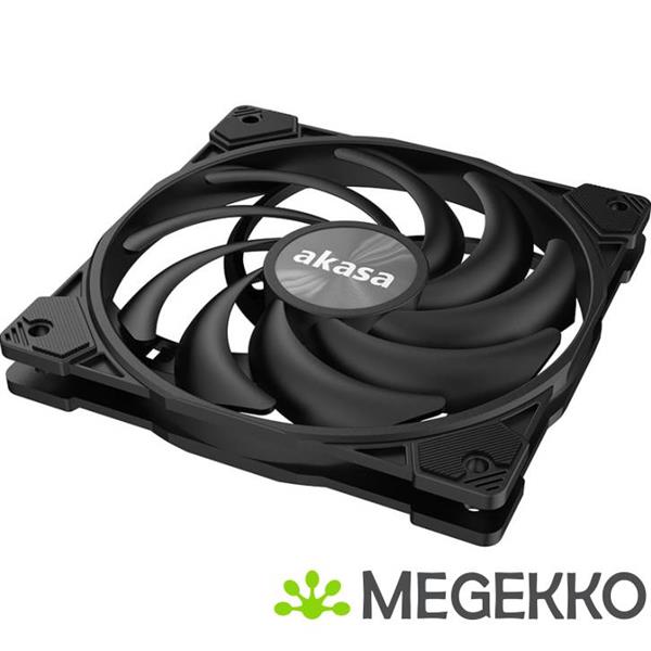 Grote foto akasa alucia xs12 computer behuizing koelplaat radiatoren zwart 1 stuk s computers en software overige computers en software