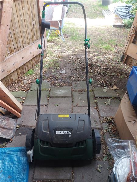 Grote foto elektrische verticuteermachine topcraft tuin en terras verticuteermachines