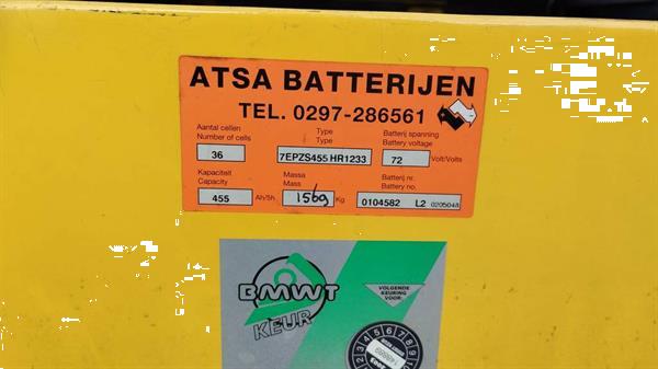 Grote foto hyster elektrisch e70b 3100kg triplo 7.20 mt agrarisch heftrucks