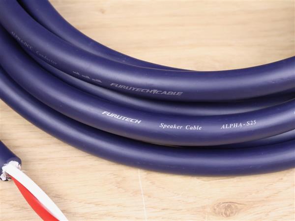 Grote foto furutech alpha s25 audio speaker cables 3 0 metre audio tv en foto onderdelen en accessoires