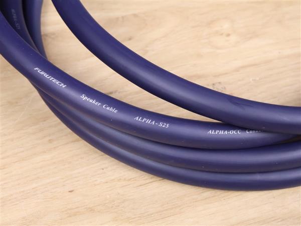 Grote foto furutech alpha s25 audio speaker cables 2 5 metre audio tv en foto onderdelen en accessoires