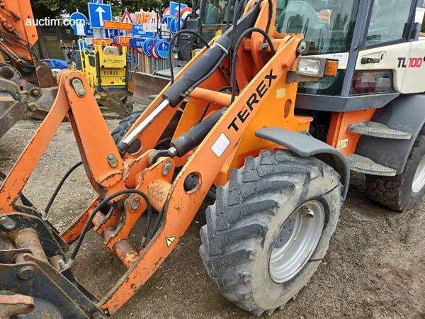 Grote foto terex tl100 wiellader 2009 agrarisch shovels