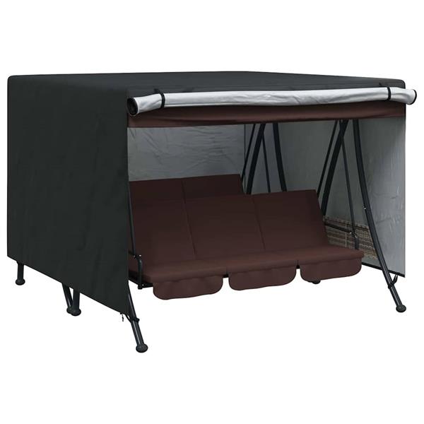 Grote foto vidaxl hoes voor buitenschommel 250 x 250 x 160 cm 210d oxford stof tuin en terras tuinmeubelen