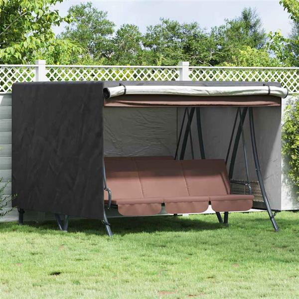 Grote foto vidaxl hoes voor buitenschommel 250 x 250 x 160 cm 420d oxford stof tuin en terras tuinmeubelen